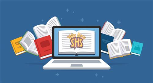SHS Media Center Library Graphic 